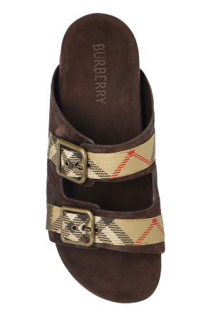 Burberry Chinelos com logótipo