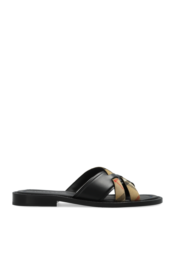 Burberry Leather slides