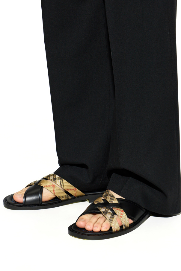 Burberry Leather slides