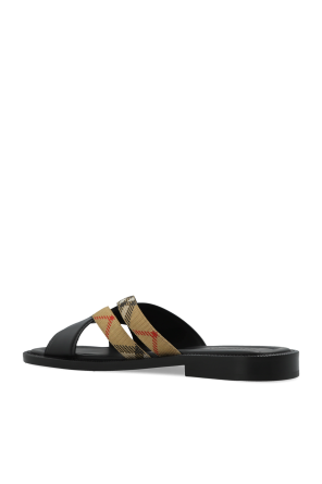Burberry Leather slides