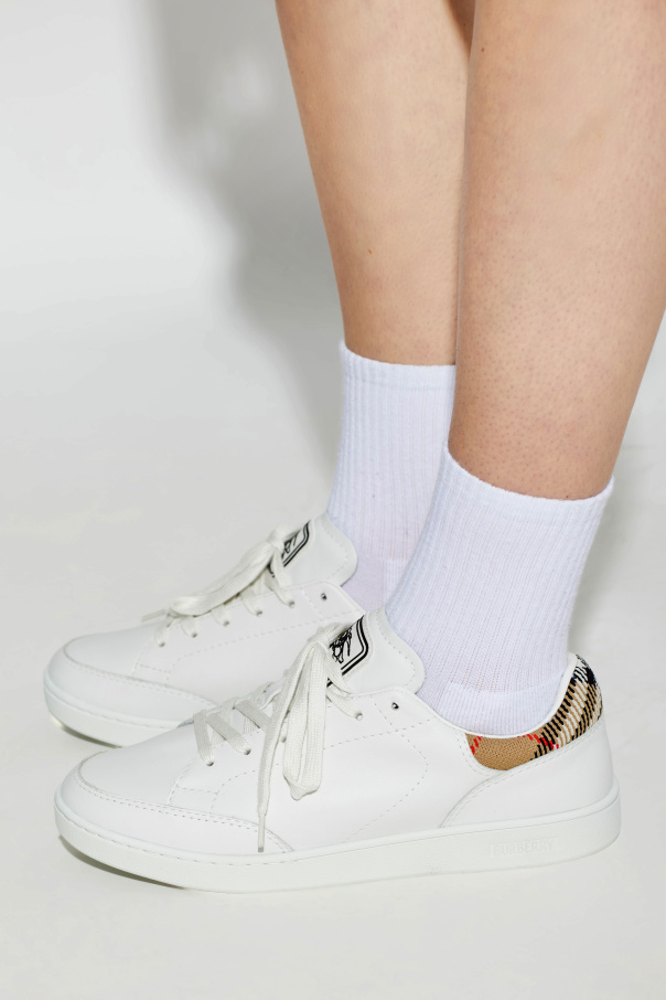 Burberry Leather sports shoes