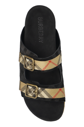 Burberry Chinelos com logótipo