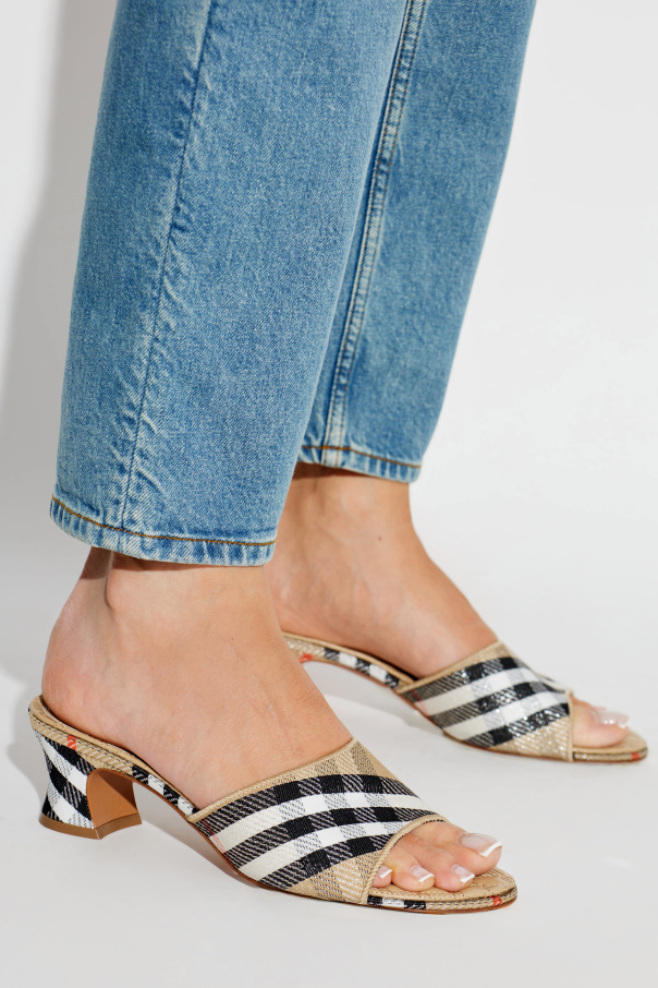 Burberry Pantoletten mit Absatz