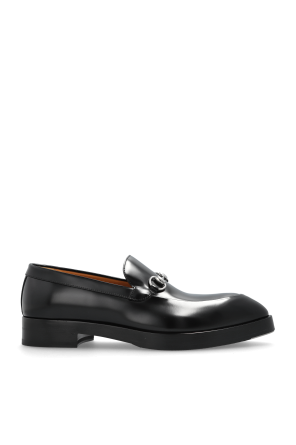 Leather shoes type loafers