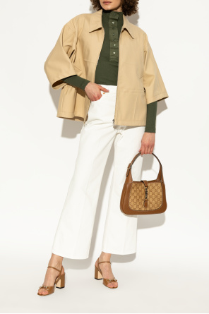 Gucci Leather heeled sandals Horsebit