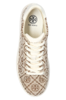 Tory Burch beige ‘T Monogram Howell’ sneakers