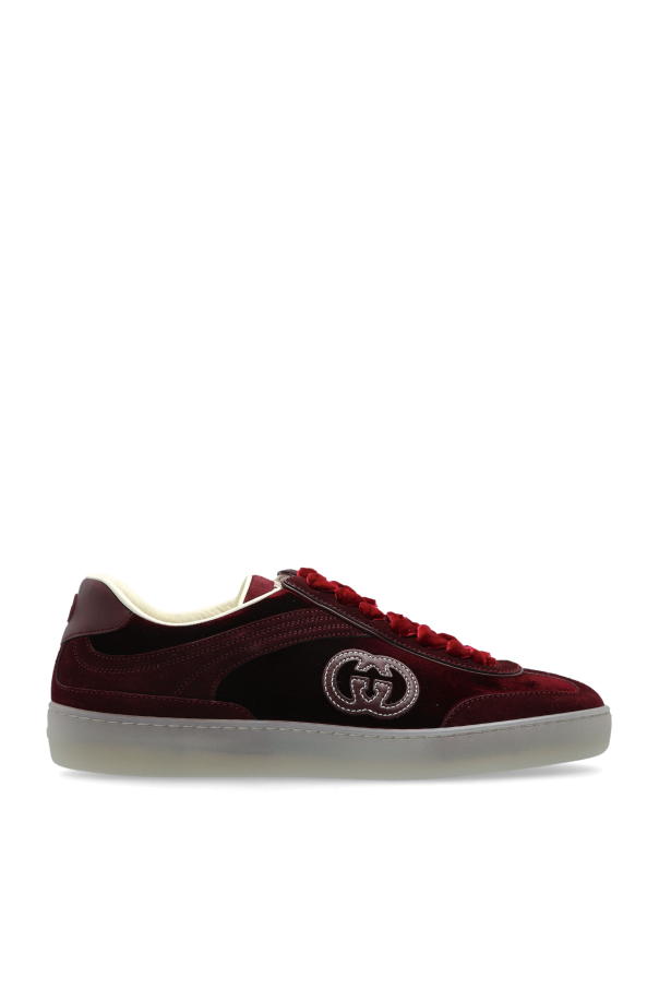 Velvet sports shoes od Gucci