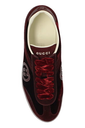 Gucci Velvet sports shoes