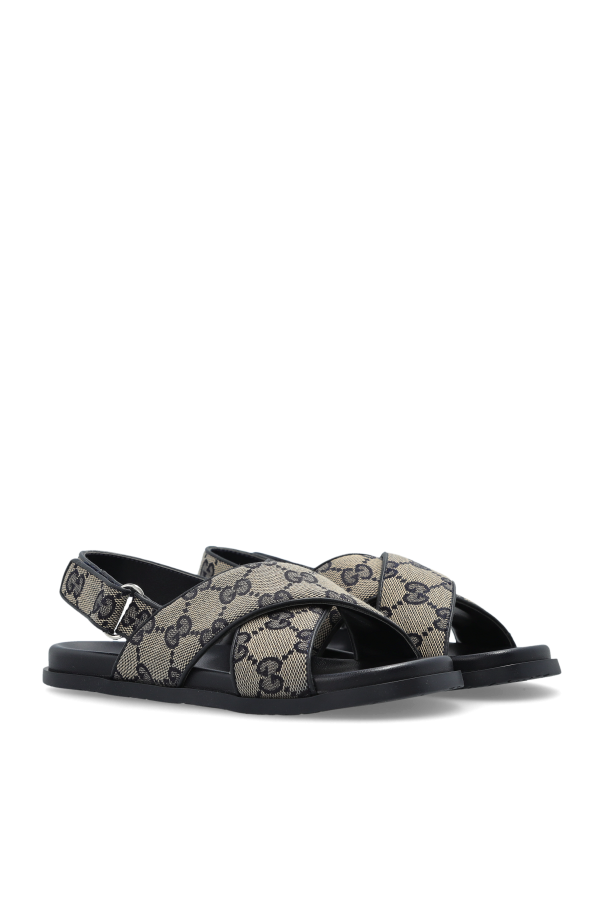 Gucci Kids Sandały ze wzorem `GG`