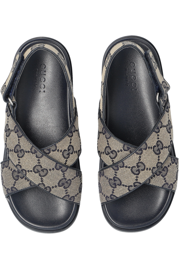 Gucci Kids Sandały ze wzorem `GG`