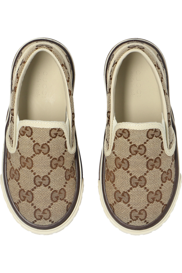 Gucci Kids Slip-on shoes with monogram