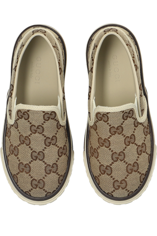 Gucci Kids Slip-on shoes with monogram