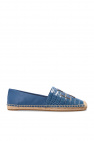 Tory Burch BLUE ‘Ines’ espadrilles with logo