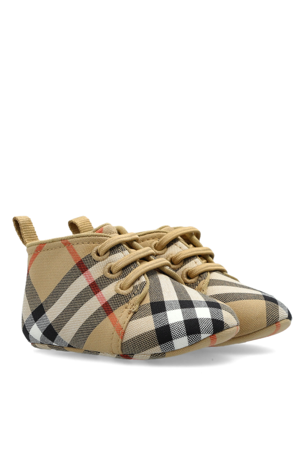 Burberry Kids Plaid-patterned shoes