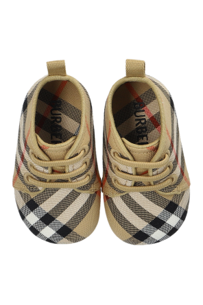 Burberry Kids Plaid-patterned shoes