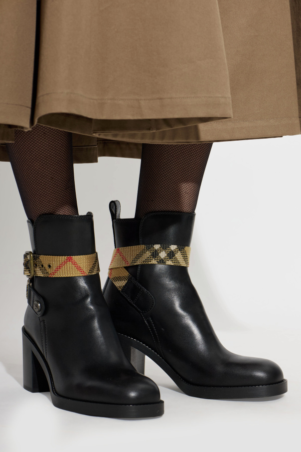 Burberry ‘Huntley’ heeled ankle boots