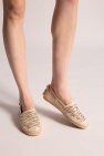 Tory Burch beige ‘Tory’ espadrilles with logo