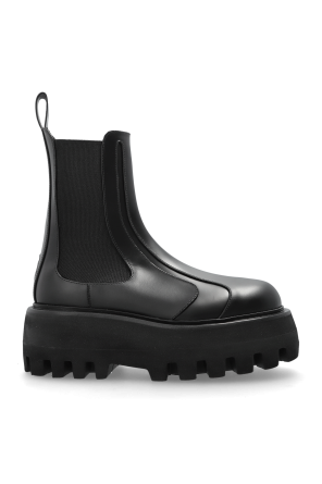 Leather ankle boots
