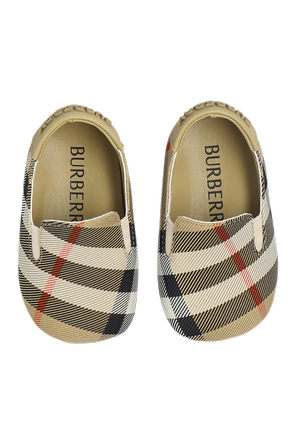Burberry Kids Botičky pre bábätká s logom
