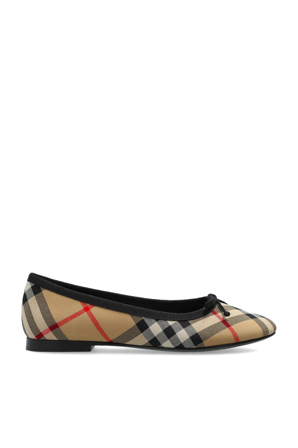 Decorative bow ballerinas od Burberry Kids