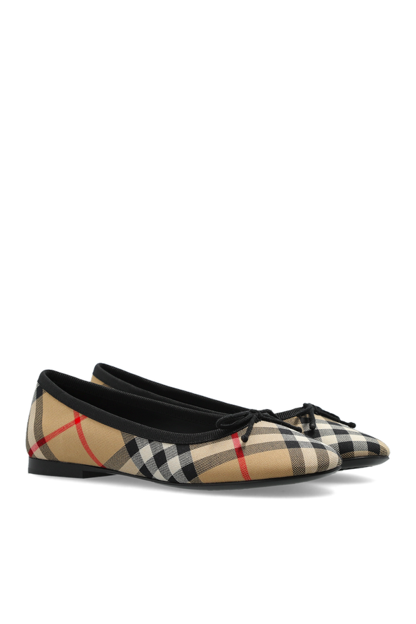 Burberry Kids Decorative bow ballerinas