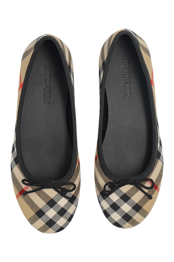 Burberry Kids Decorative bow ballerinas