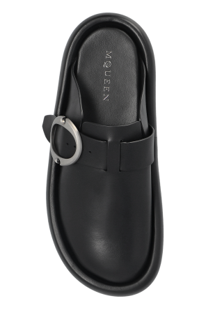 Alexander McQueen Leather slides Arc