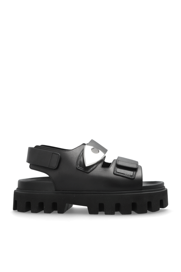 Alexander McQueen Leather platform sandals