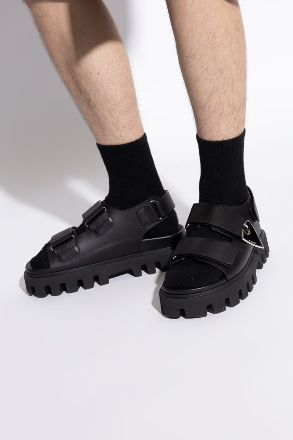 Alexander McQueen Leather platform sandals