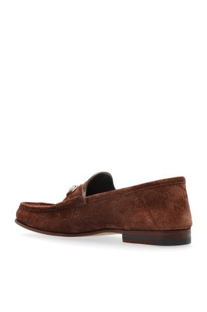 Gucci Wildleder Schuhe im loafers-Stil