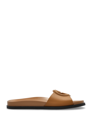 Women's Genuine Leather Slippers - Polskie Kapcie From Poland (Blue, Open Toe, Various Sizes)