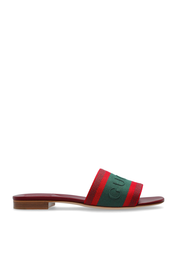 Slides with distinctive Web strap, zdjęcie 1 Slides with distinctive Web strap od Gucci