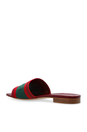 Gucci Slides with distinctive Web strap