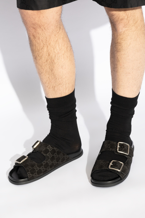 Gucci Wildleder-Pantoletten