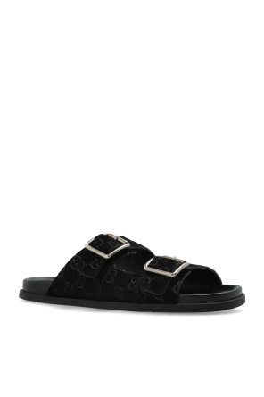 Gucci Wildleder-Pantoletten