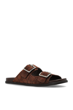 Gucci Suede Slides