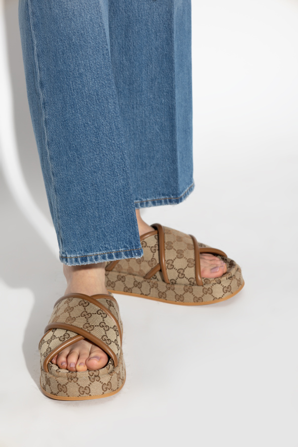 Gucci Plateausandalen