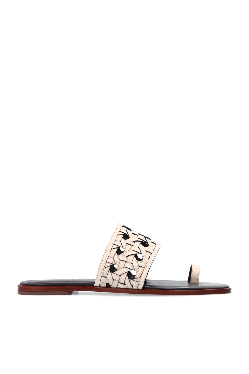 Tory Burch ‘Basketweave’ open-toe slides