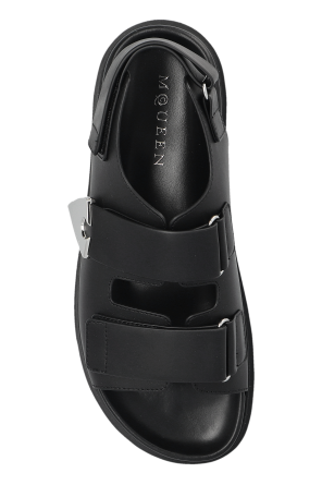 Alexander McQueen Leather platform sandals