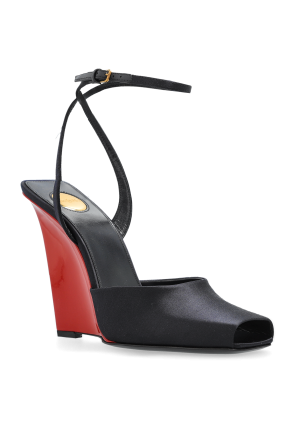 Saint Laurent Buty `La Scandale` na koturnie