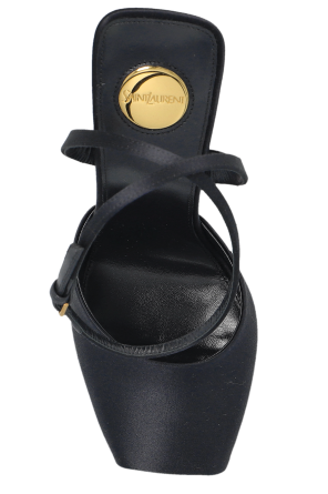 Saint Laurent Buty `La Scandale` na koturnie