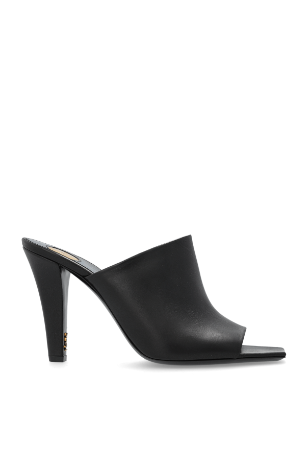 Saint Laurent Klapki na obcasie ``Jill`