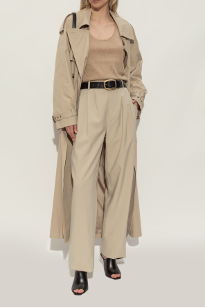 Saint Laurent Klapki na obcasie ``Jill`
