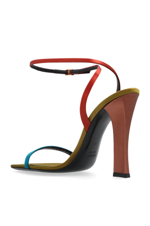 Saint Laurent Sandały na obcasie `Dominique`