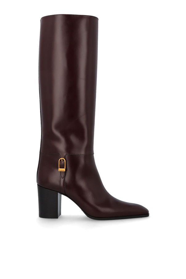 Leather heeled boots ‘Julia’ od Saint Laurent