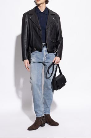 Saint Laurent Botki na obcasie `Wyatt`
