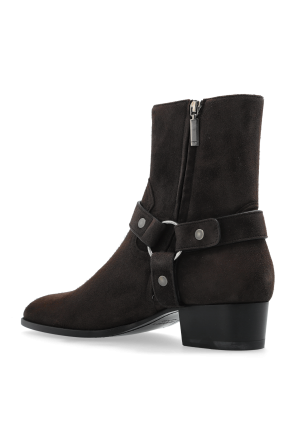 Saint Laurent Botki na obcasie `Wyatt`