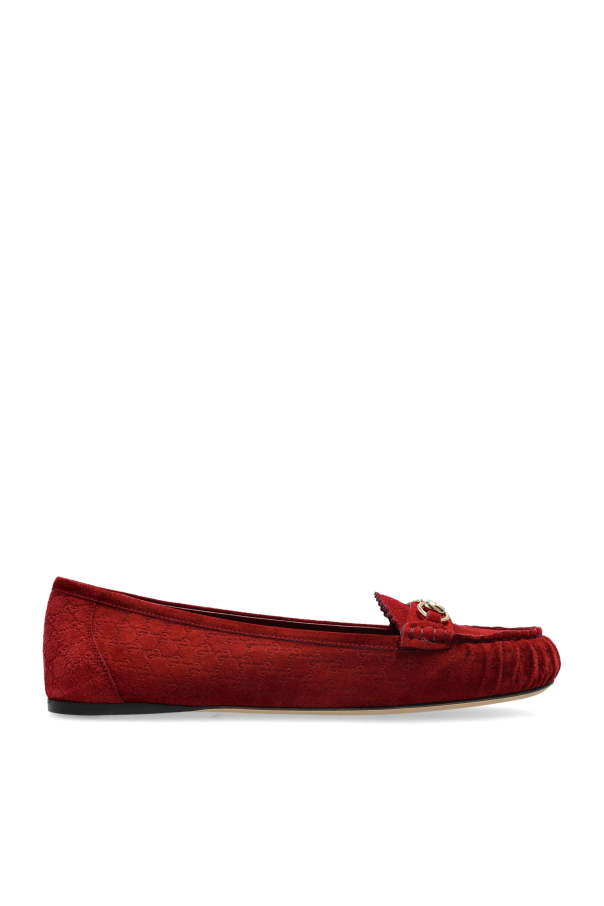 Loafers with monogram od Gucci