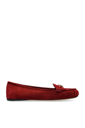 Loafers with monogram