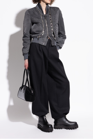 Alexander McQueen Skórzane buty na platformie